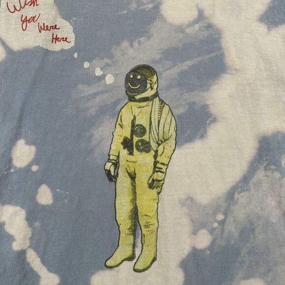 Astroworld Tour Shirt Men’s Small Blue Tie Died Travis Scott Wish You Were Here‎ - Picture 7 of 16